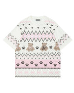 Cute loose short sleeves