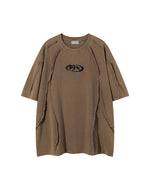 レトロな刺繍の半袖