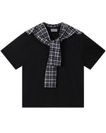 Simple loose design short sleeves