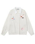 楽しい柄のゆったりジャケット