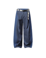 Color-block panelled trousers