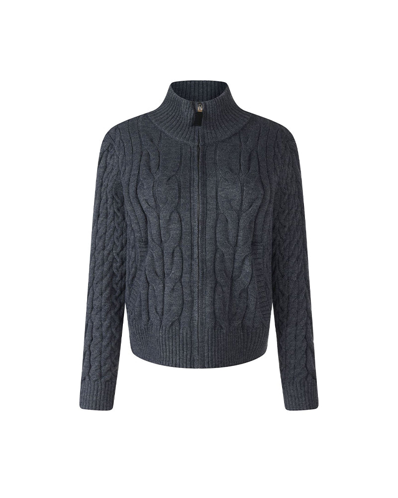 Minimalist knit jacket