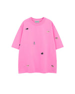 Cute loose short sleeves