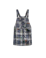 심플한 개성의 서스펜더 스커트