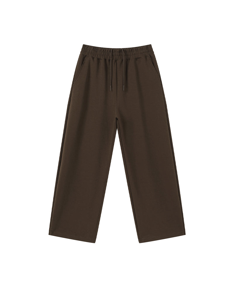 320g Wide-leg straight-cut trousers