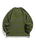 Minimalist Striped Long-Sleeve Top