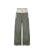 Color-block casual cargo pants