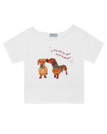 Cute printed short sleeves