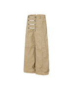 Double-breasted casual trousers