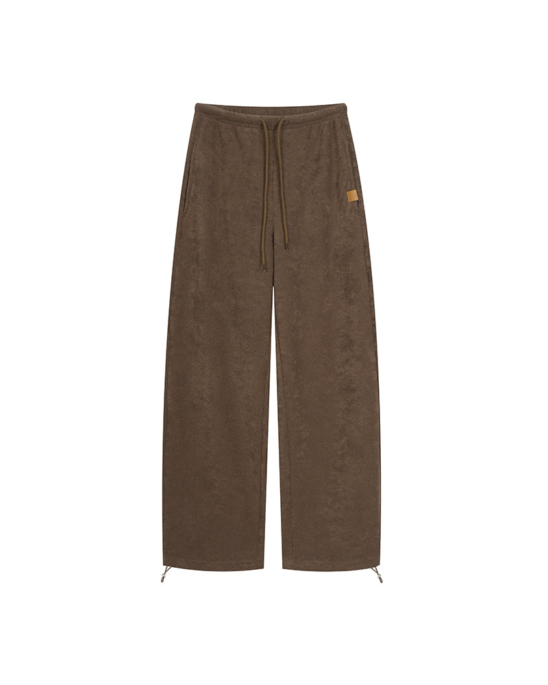 Drawstring casual trousers