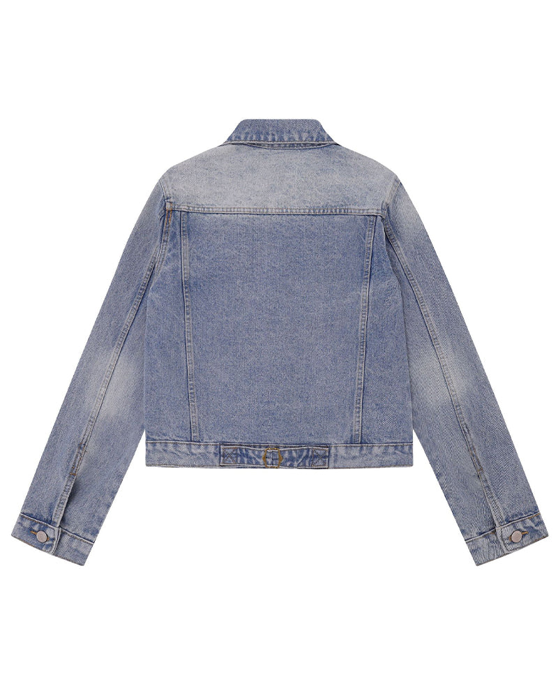 Multi-pocket denim jacket