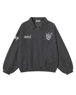 ゆったりとしたラペルのスウェットシャツ