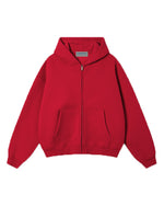 345g Hooded zip-up sweatshirt