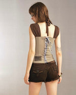 レトロなワークスカート