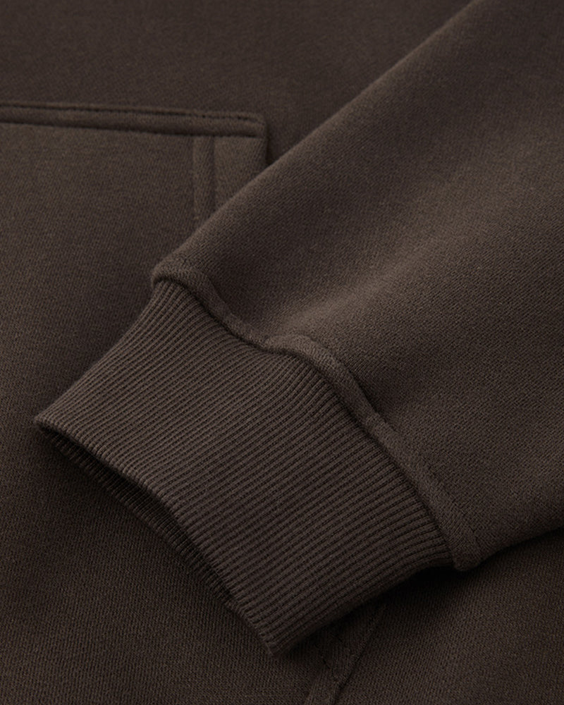 345g Hooded zip-up sweatshirt