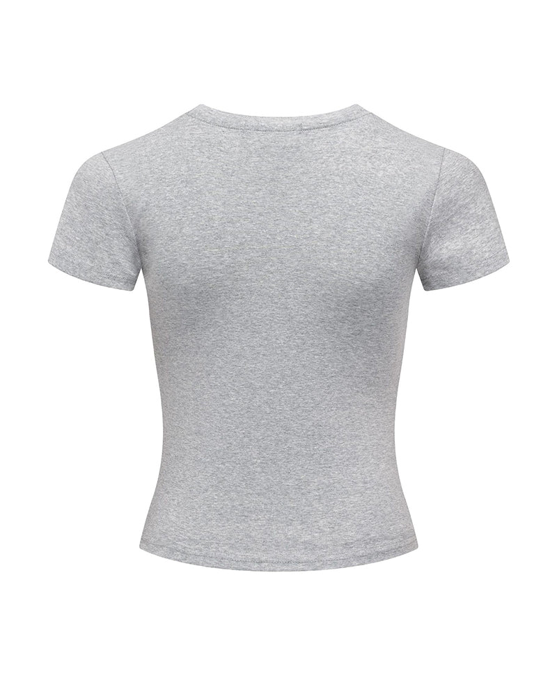 Simple design short sleeves