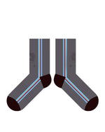 コントラストカラーの吸汗速乾ソックス