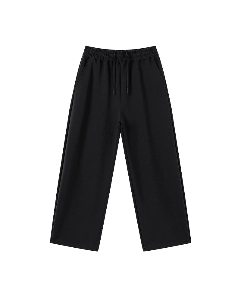 320g Wide-leg straight-cut trousers