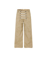 Double-breasted casual trousers