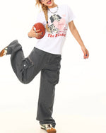 Cartoon casual short sleeves