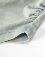 235g Cool-touch distressed crinkle tank top