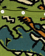 カップルのカラーブロックフード付きセーター