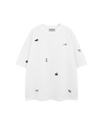 Cute loose short sleeves