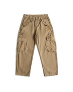 Washed work trousers