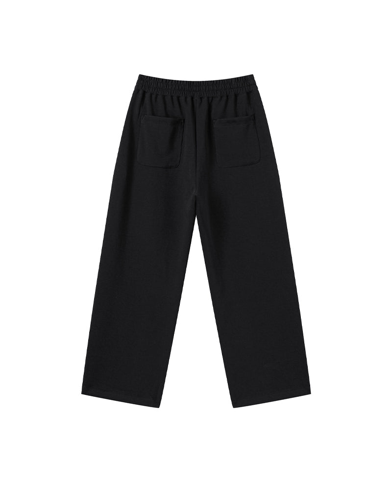 320g Wide-leg straight-cut trousers