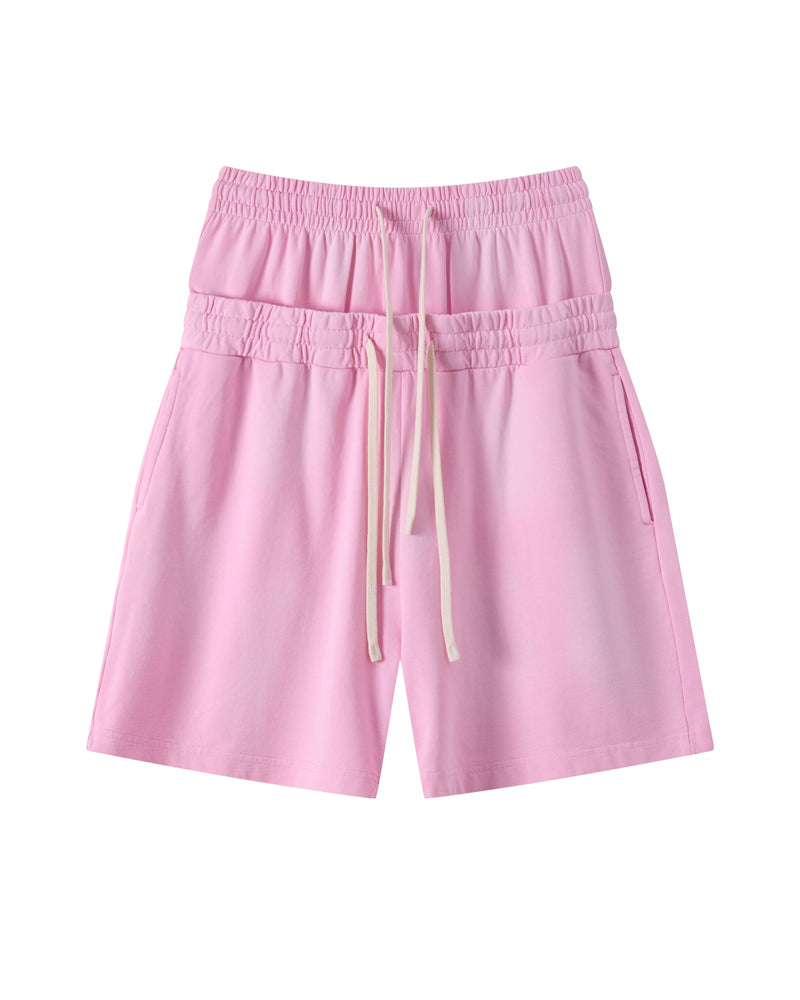 320g Double-waistband Bermuda shorts