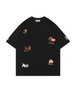 Cute loose short sleeves