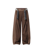 Color-block panelled trousers