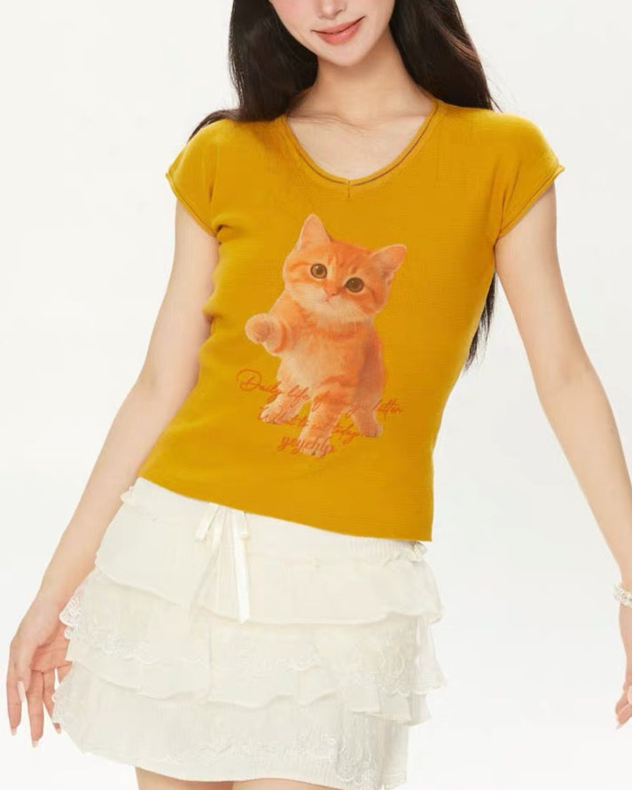 Vintage Kitten Vest