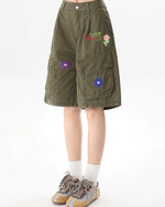 レトロなシンプルカーゴショーツ