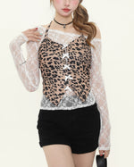 フェイクツーピース長袖