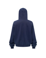 430g Fleece-Lined Zip-Up Hoodie