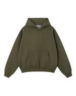345g Fleece-lined hooded sweatshirt