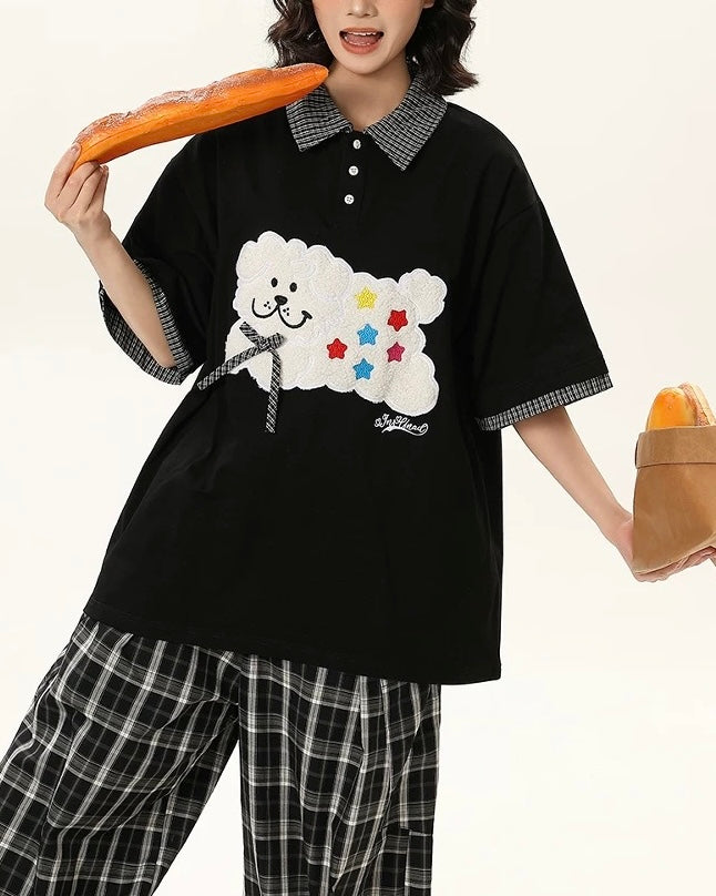 Cute simple short sleeves