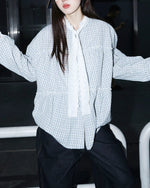 심플한 루즈한 긴팔 셔츠