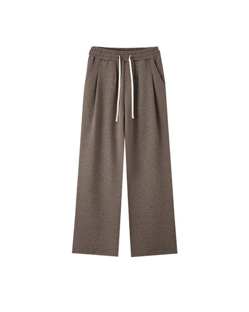 320g Solid-color casual trousers
