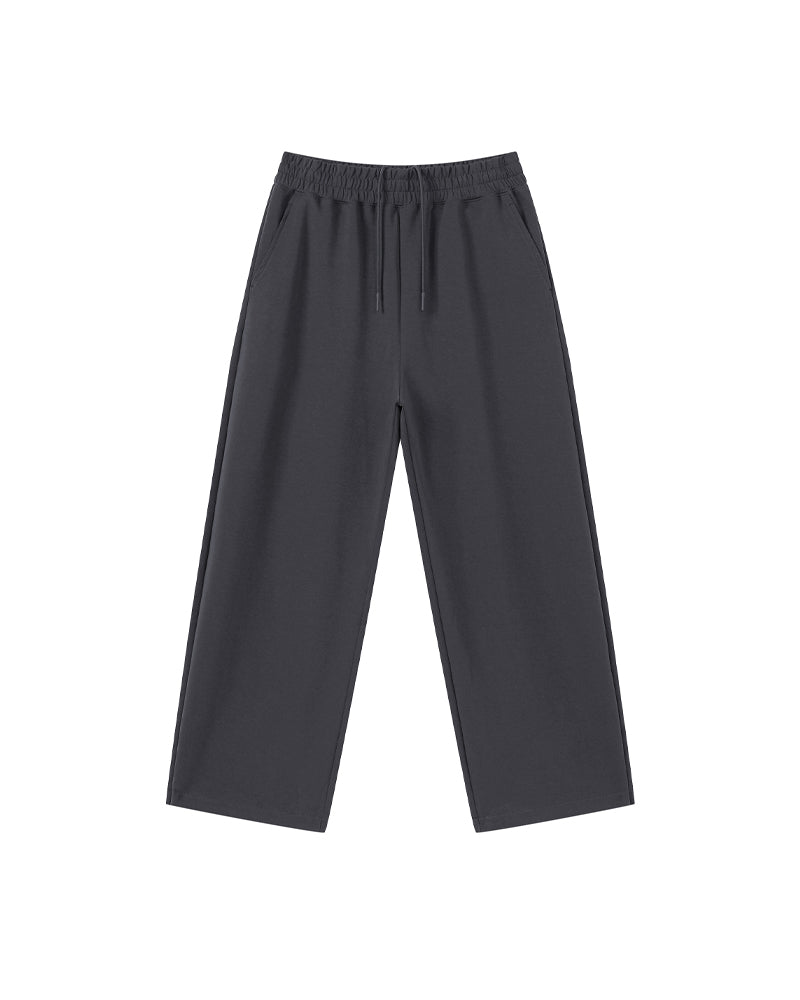 320g Wide-leg straight-cut trousers