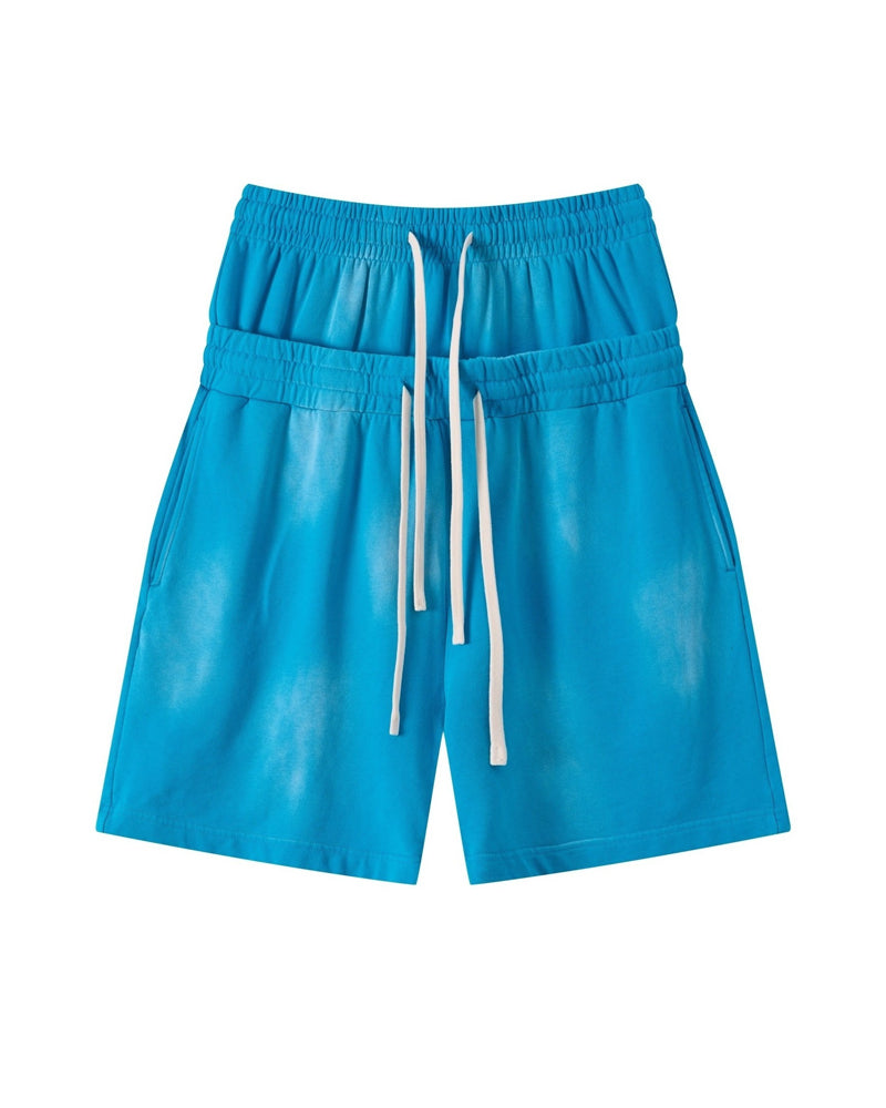 320g Double-waistband Bermuda shorts