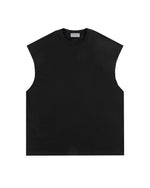 305g Solid-color wide-strap tank top