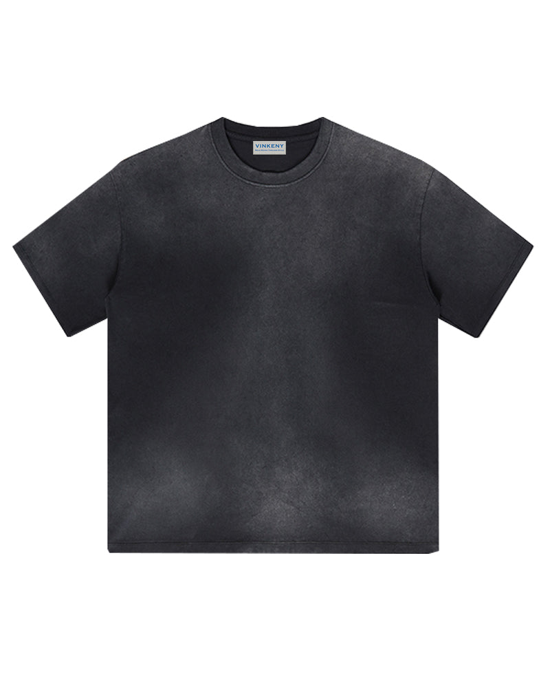 260g Gradient Retro Short-Sleeve Shirt