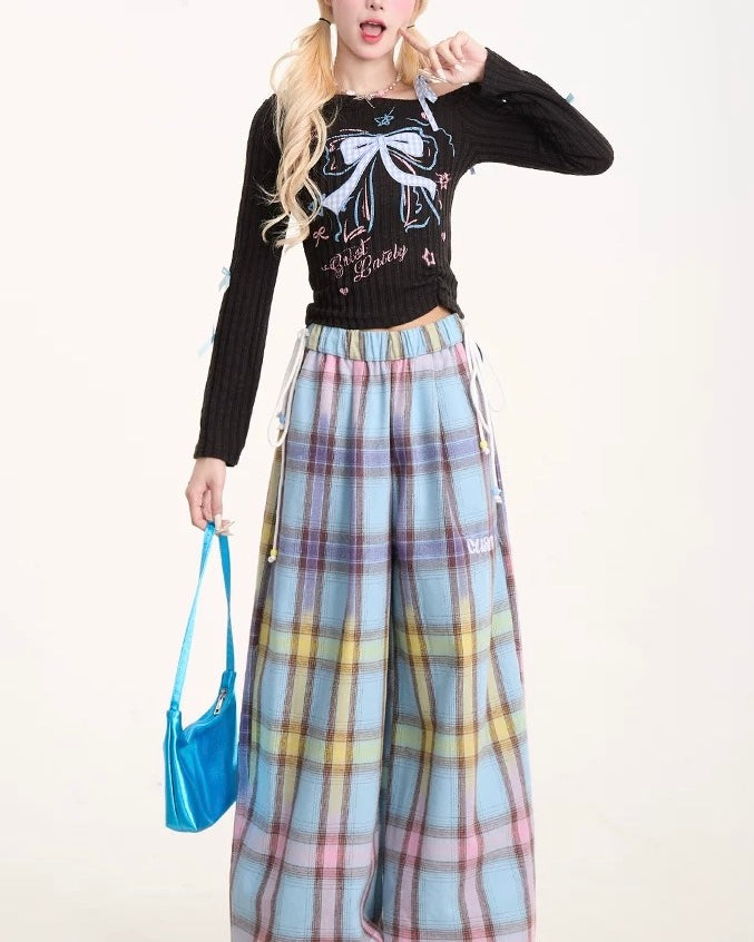 Bow casual long sleeves
