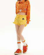 レトロな個性的なカジュアルショートパンツ