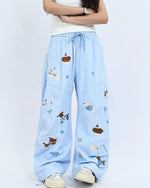 楽しい柄のカジュアルパンツ