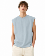 305g Solid-color wide-strap tank top
