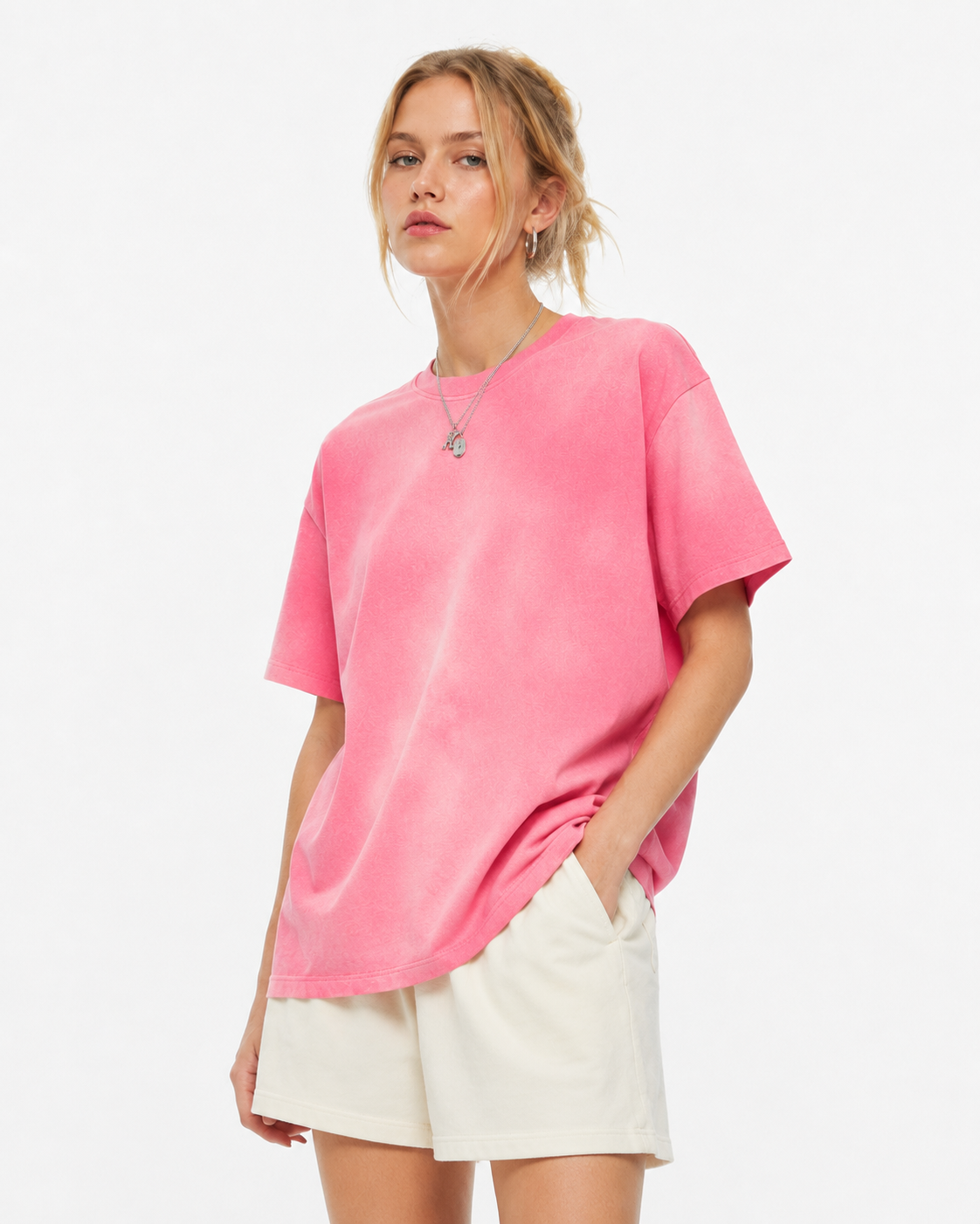 260g Gradient Retro Short-Sleeve Shirt