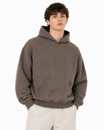 320g Vintage-style hooded sweatshirt